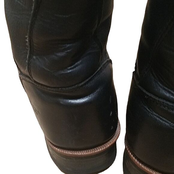 AdTEC MEN'S 9" LOGGER BLACK 1439 Genuine Leather Work Boot size 11 - Picture 7 of 16